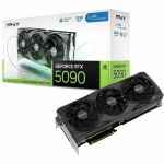 PNY NVIDIA GeForce RTX 5090 Graphic Card - 32 GB GDDR7 - Full-height - 7680 x 4320 - 2.02 GHz Core - 2.53 GHz Boost Clock - 512 bit Bus Width - PCI Express 5.0 x16 - DisplayPort - 3 x D