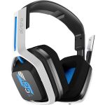 Astro A20 Wireless Gen 2 Headset - Stereo - USB - Wireless - 49.2 ft - 32 Ohm - 20 Hz to 20 kHz - Over-the-ear - Binaural - Ear-cup - Uni-directional Microphone - Blue  White
