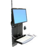 Ergotron StyleView 60-593-195 Lift for Flat Panel Display - Black - 24in Screen Support - 30 lb Load Capacity - 75 x 75  100 x 100 - VESA Mount Compatible - Steel