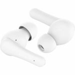 Belkin SoundForm Rhythm True Wireless Earbuds - Stereo - True Wireless - Bluetooth - 30 ft - Earbud - Binaural - In-ear - Noise Canceling - White