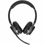 Targus Wireless Bluetooth Stereo Headset - Stereo - Mini-phone (3.5mm) - Wired/Wireless - Bluetooth - On-ear  Over-the-head - Binaural - Supra-aural - Noise Cancelling Microphone - Nois
