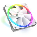 NZXT RF-D14SF-W1 F140 RGB DUO Fan White140mm RGB Lighting 4-Pin PWM Control 500-1800rpm