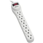 Tripp Lite TLP602 Surge Protector Power Strip6 Outlet 2' Cord White