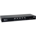 Eaton Tripp Lite Series 4-Port Dual Monitor DVI KVM Switch with Audio and USB 2.0 Hub  Cables included  TAA - 4 Computer(s) - 1 Local User(s) - 2560 x 1600 - 1 x Network (RJ-45) - 7 x U