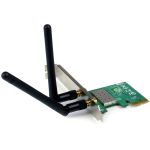 StarTech.com PCI Express Wireless N Adapter - 300 Mbps PCIe 802.11 b/g/n Network Adapter Card - 2T2R 2.2 dBi - Add high speed Wireless-N connectivity to a desktop PC through PCI Express