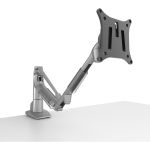 Kanto DMS1000S Desk Mount for Monitor - Silver - Height Adjustable - 1 Display(s) Supported - 32in Screen Support - 16.50 lb Load Capacity - 75 x 75  100 x 100 - Aluminum - 1