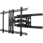 Kanto PDX680 Wall Mount for TV - Black - 1 Display(s) Supported - 80in Screen Support - 125 lb Load Capacity - 700 x 400  200 x 100 - Steel - 1