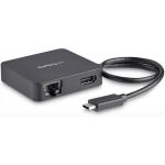 StarTech.com USB C Multiport Adapter - Portable USB Type-C Mini Dock to 4K UHD HDMI Video - GbE  USB 3.0 Hub - Thunderbolt 3 Compatible - Portable 4-in-1 USB C multiport adapter USB bus