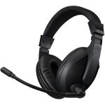 Adesso Xtream H5U - USB Stereo Headset with Microphone - Noise Cancelling - Wired- Lightweight - Works with Computer  Tablet and Smartphone. Ideal for Zoom  Microsoft Team  Skype  Webex