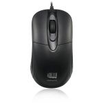 Adesso iMouse W4 Waterproof Antimicrobial Optical Mouse - Optical - Cable - Black - USB - 1000 dpi - Scroll Wheel - 3 Button(s) - Right-handed