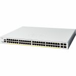 Cisco Catalyst C1200-48P-4G Ethernet Switch - 48 Ports - Manageable - Gigabit Ethernet - 10/100/1000Base-T  1000Base-X - 3 Layer Supported - 4 SFP Slots - 451.95 W Power Consumption - 3