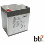 BTI 12V5.5A-T2-BATT-BTI 12V 5.5AH 1-CELL T2/F2 SEALED LEAD ACID BATTERY - 2yr Warranty - Compatible OEM: 12V5.5A-T2 Model: VARIOUS BACK-UP UPS SYSTEMS  ALARM SYSTEMS  GARAGE SYSTEMS  SC