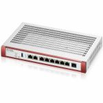 ZYXEL ZyWALL USG FLEX 200H Network Security/Firewall Appliance - Intrusion Prevention - 8 Port - 2.5GBase-T  10/100/1000Base-T - 2.5 Gigabit Ethernet - 4.88 Gbit/s Firewall Throughput -