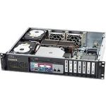 Supermicro SuperChassis 523L-505B - Rack-mountable - Black - 2U - 3 x Bay - 1 x 500 W - Power Supply Installed - ATX Motherboard Supported - 2 x Fan(s) Supported - 1 x External 5.25in B