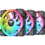Thermaltake CL-F143-PL12SW-A SWAFAN EX12 RGB PC Cooling Fan TT Premium Edition 120mm Black 3-Fan Pack