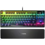 SteelSeries Apex 7 TKL Mechanical Gaming Keyboard - Cable Connectivity - USB Interface - Volume Control  Skip  Pause  Rewind  Brightness  Macro Hot Key(s) - English (US) - Windows  PC