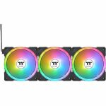 Thermaltake SWAFAN EX12 ARGB Sync PC Cooling Fan TT Premium Edition (3-Fan Pack) - 3 Pack - 4.72in Maximum Fan Diameter - 3 x Fan(s) - 57.11 CFM Maximum Airflow - 2000 rpm - Hydraulic B