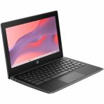 HP Fortis G10 11.6in Touchscreen Chromebook - HD - Intel N-Series N100 - 8 GB - 64 GB Flash Memory - English Keyboard - Jack Black - Smart Buy - Intel Chip - 1366 x 768 - ChromeOS - Int