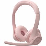 Logitech Zone 300 Wireless Bluetooth Headset With Noise-Canceling Microphone  Rose - Stereo - Wireless - Bluetooth - 98.4 ft - 50 Hz to 20 kHz - Over-the-head - Binaural - Supra-aural -