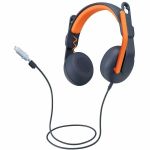 Logitech Zone Learn Wired Headset with Microphone for Learners  Comfortable and Adjustable Fit for Kids  USB C - Stereo - USB Type C - Wired - Over-the-ear - Binaural - Circumaural - 4.