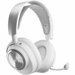 SteelSeries Arctis Nova Pro Wireless for PC & PlayStation - White - Stereo - Mini-phone (3.5mm) - Wired/Wireless - Bluetooth/RF - 40 ft - 38 Ohm - 10 Hz to 40 kHz - Over-the-head  Over-