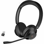 Cyber Acoustics CA Essential Wireless Headset - Microsoft Teams Certification - Stereo - Wireless - Bluetooth - 100 ft - 32 Ohm - 20 Hz to 20 kHz - Over-the-head  On-ear - Binaural - Su