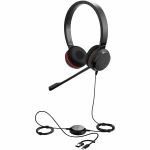 Jabra Evolve 30 II - USB-C/A  MS Stereo - Microsoft Teams Certification - Stereo - USB Type A  USB Type C  Mini-phone (3.5mm) - Wired - 20 Hz to 20 kHz - Over-the-head  On-ear - Binaura