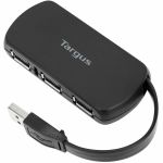 Targus ACH114US 4-Port USB Hub - USB Type A - 4 USB Port(s) - 4 USB 2.0 Port(s) - PC  Mac