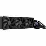 NZXT RL-KN360-B2 Kraken Plus 360mm Radiator CPU Liquid Cooler (3 x 120mm F120P Fans) with 1.54in Square LCD - Black