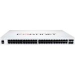 Fortinet FortiSwitch 100 FS-148F-POE Ethernet Switch - 48 Ports - Manageable - Gigabit Ethernet  10 Gigabit Ethernet - 10/100/1000Base-T  10GBase-X - 2 Layer Supported - Modular - 476.3
