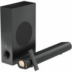 Creative Stage Pro 2.1 Bluetooth Sound Bar Speaker - 80 W RMS - Black - Desktop - 50 Hz to 20 kHz - Dolby Audio - USB - HDMI - 1