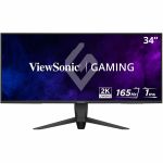 ViewSonic VX3418-2K 34in 21:9 1440p 1ms 165Hz Gaming Monitor with FreeSync Premium  Eye Care  HDMI  DisplayPort and USB - 34in Viewable - Vertical Alignment (VA) - LED Backlight - 3440