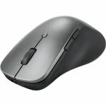 Lenovo Professional Bluetooth Rechargeable Mouse - Optical - Wireless - Bluetooth - Rechargeable - Storm Gray - 4000 dpi - Scroll Wheel - 6 Button(s) - 3 Programmable Button(s) - Right-