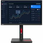 Lenovo ThinkVision T22i-30 22in Class Full HD LED Monitor - 16:9 - Raven Black - 21.5in Viewable - In-plane Switching (IPS) Technology - WLED Backlight - 1920 x 1080 - 16.7 Million Colo