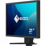 EIZO FlexScan S2134-BK 21in Class UXGA LED Monitor - 4:3 - Black - 21.3in Viewable - In-plane Switching (IPS) Technology - LED Backlight - 1600 x 1200 - 16.7 Million Colors - 500 Nit -