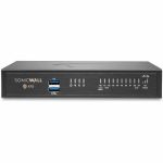 SonicWall TZ470 Network Security/Firewall Appliance - Intrusion Prevention - 8 Port - 1000Base-T - 2.5 Gigabit Ethernet - 3.50 Gbit/s Firewall Throughput - DES  3DES  MD5  SHA-1  AES (1