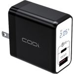 CODi 30W Dual Port Wall Charger - USB-C & USB-A Outputs