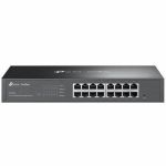 TP-Link Omada 16-Port Gigabit Easy Managed Switch - 16 Ports - Manageable - Gigabit Ethernet - 10/100/1000Base-T - 2 Layer Supported - 8.40 W Power Consumption - Twisted Pair - 1U - Des