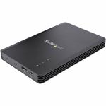 StarTech.com 4 Bay Thunderbolt 3 NVMe Enclosure  For M.2 NVMe SSD Drives  1x DisplayPort Video and 2x TB3 Downstream Ports  40Gbps - 4 x 80mm PCIe M.2 M-Key NVMe and/or AHCI SSD to Thun