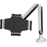 StarTech.com Desk-Mount Tablet Arm - Articulating - For 9in to 11in Tablets - iPad or Android Tablet Holder - Lockable - Steel - White - Securely mount your 9in to 11in iPad or Android