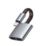 Mcdodo CA-3370 2 in 1 Type C Charging & Type C Audio Adapter Black