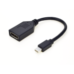 8K Mini DisplayPort to DisplayPort 1.4 Adapter 0.15M (0.49ft) Black