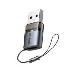 Mcdodo OT-7580 USB-C to USB-A 3.0 Adapter with Charging Light Black