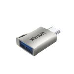 Unitek A1025GNI USB-C 5Gbps Male To USB-A Female OTG Adapter Silver