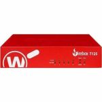 WatchGuard Firebox T125 Network Security/Firewall Appliance - Policy Management - 5 Port - 2.5 Gigabit Ethernet  Gigabit Ethernet - 2.28 Gbit/s Firewall Throughput - TLS - 5 x RJ-45 - 1