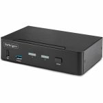 StarTech.com 2-Port DisplayPort 1.4 KVM Switch  8K 60Hz / 4K 144Hz  2x USB 3.0 Ports  4x USB 2.0 Ports  Hotkey Switching  TAA Compliant - 2-Port KVM enables fast switching between USB-A