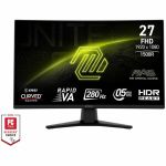 MSI MAG 274CXF 27 inch Curved display monitor 280Hz - 27in Viewable - Rapid Vertical Alignment (VA) - LED Backlight - 1920 x 1080 - 16.7 Million Colors - Adaptive Sync - 300 Nit - 0.50