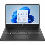 HP 14-d3000 14-dq3210nr 14in Touchscreen Notebook - HD - Intel Celeron N4500 - 4 GB - Jet Black - Intel Chip - 1366 x 768 - Windows 11 Home in S mode - Intel UHD Graphics - Front Camera
