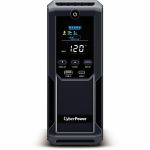 CyberPower BRG1500AVRLCD2 Intelligent LCD UPS Systems - 1500VA/900W  57 - 120 VAC  NEMA 5-15P  Mini-Tower  12 Outlets  LCD  $500000 CEG  5YR Warranty