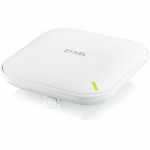 Zyxel WiFi 6 AX3000 Wireless Gigabit Access Point | Mesh  Seamless Roaming  Captive Portal & MU-MIMO | WPA3 Security | Cloud  App or Direct Management | POE+ | AC Adapter Included |NWA9